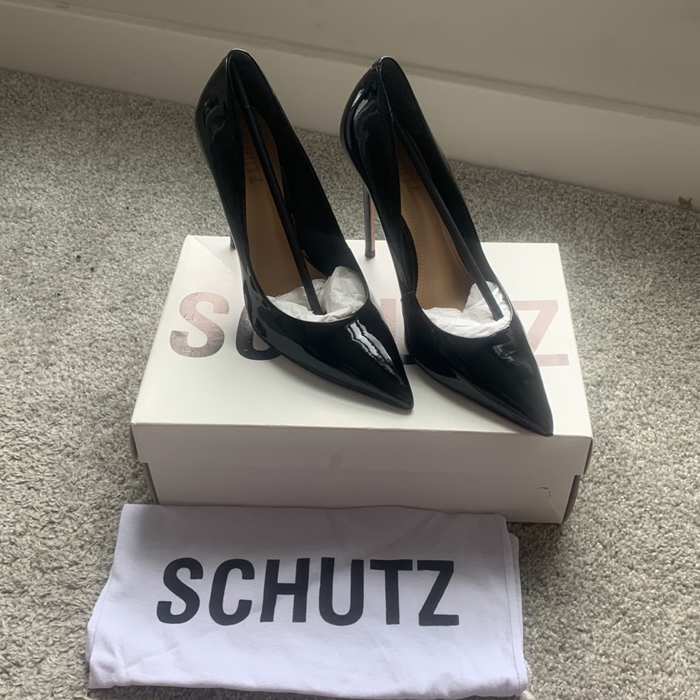 Schutz Lou Patent Leather Pump